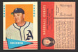1961 Fleer Baseball Greats Trading Card You Pick Singles #1-#154 VG/EX 67 Bobo Newsom  - TvMovieCards.com