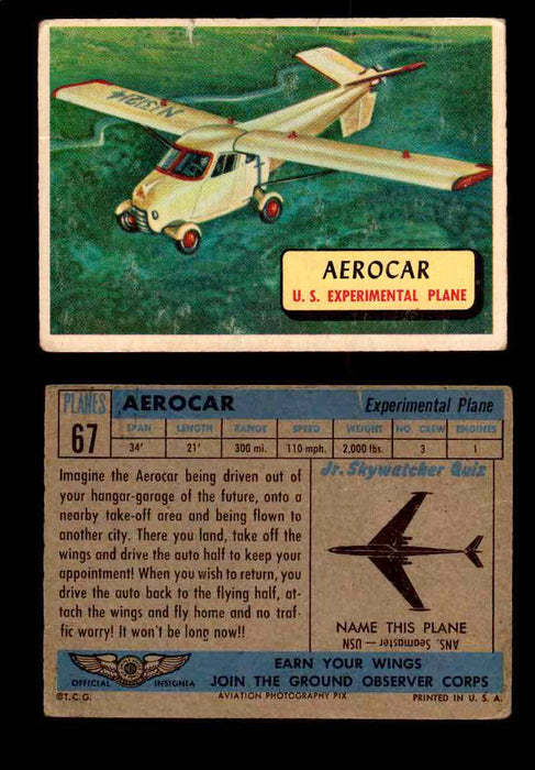 1957 Planes Series II Topps Vintage Card You Pick Singles #61-120 #67  - TvMovieCards.com