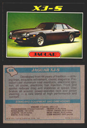 1976 Autos of 1977 Vintage Trading Cards You Pick Singles #1-99 Topps 68   Jaguar XJ-S  - TvMovieCards.com
