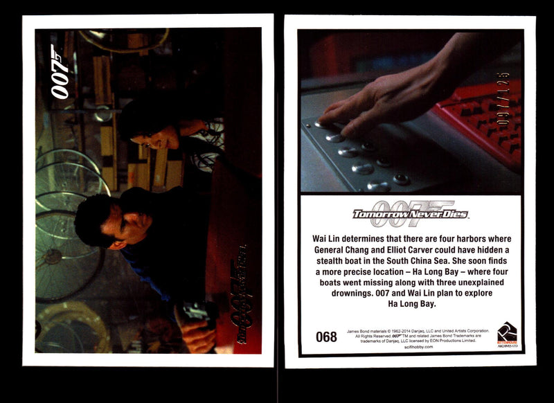 James Bond Archives 2014 Tomorrow Never Dies Gold Parallel Card You Pick Singles #68  - TvMovieCards.com