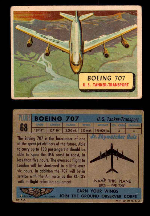 1957 Planes Series II Topps Vintage Card You Pick Singles #61-120 #68  - TvMovieCards.com