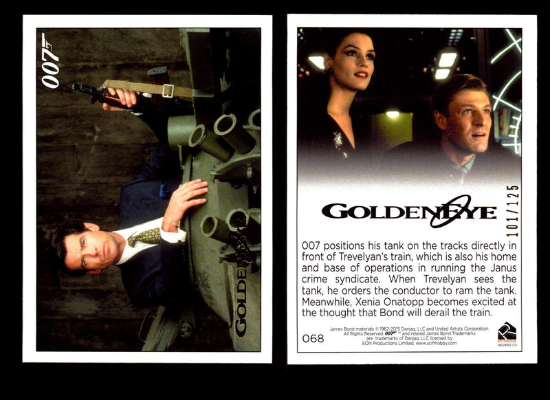 James Bond Archives 2015 Goldeneye Gold Parallel Card You Pick Single #1-#102 #68  - TvMovieCards.com