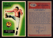 1955 Bowman Football Trading Card You Pick Singles #1-#160 VG/EX #68 Ben Agajanian (R)  - TvMovieCards.com