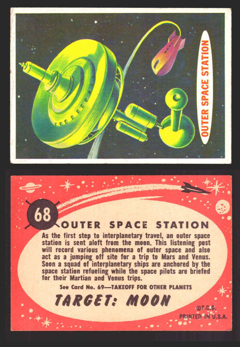 Space Cards Target Moon Cards Topps Trading Cards #1-88 You Pick Singles 68   Outer Space Station  - TvMovieCards.com