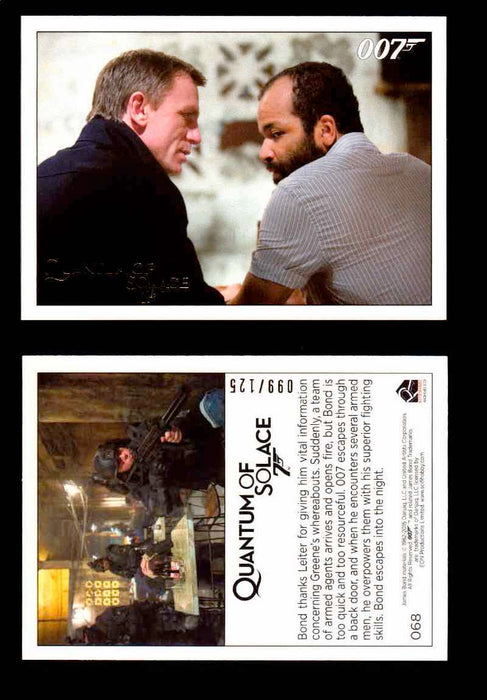James Bond Archives Quantum of Solace Gold Parallel You Pick Single Cards #1-90 #68  - TvMovieCards.com