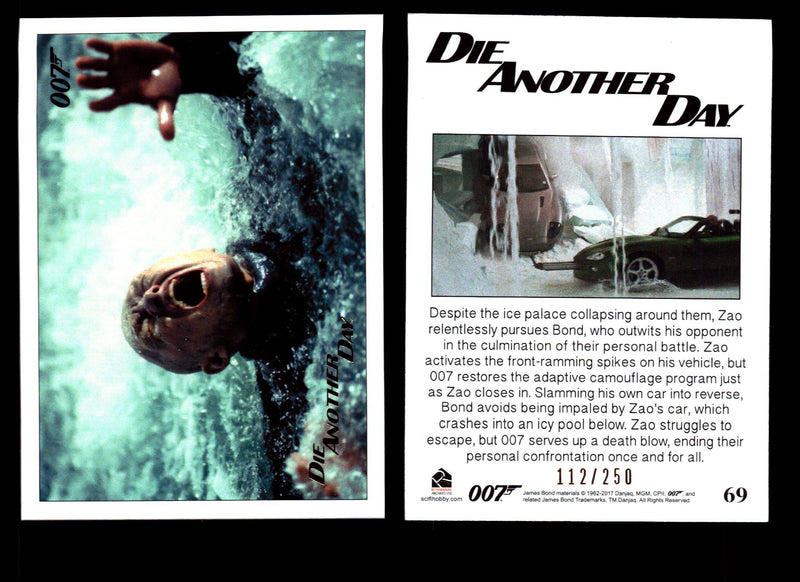 James Bond Archives 2017 Final Edition Die Another Day Gold Parallel Card Single - TvMovieCards.com