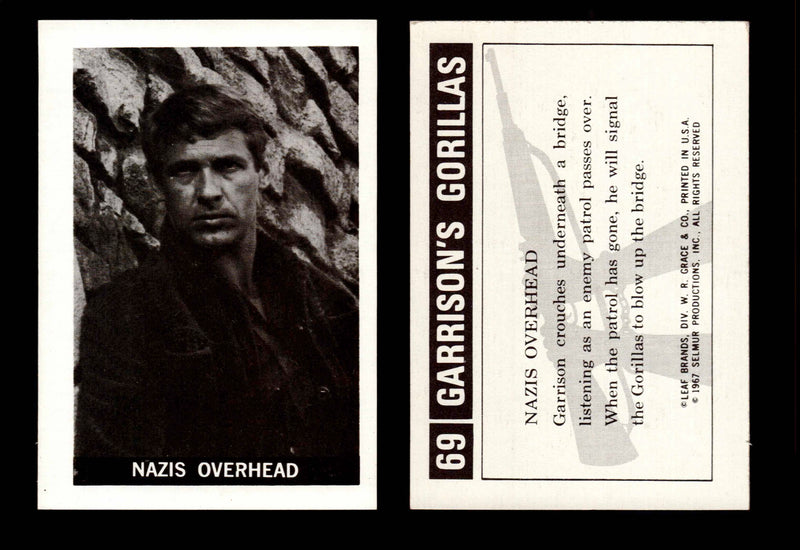 Garrison's Gorillas Leaf 1967 Vintage Trading Cards #1-#72 You Pick Singles #69  - TvMovieCards.com