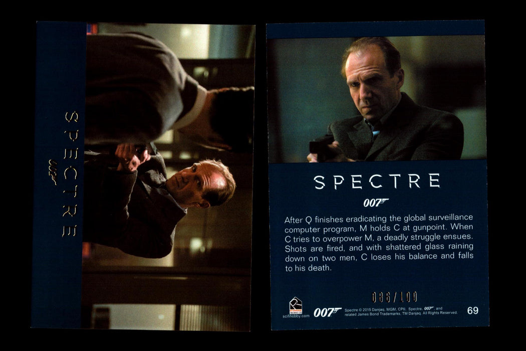 James Bond Archives 2016 Spectre Gold Parallel Card You Pick Singles #1-#76 #69  - TvMovieCards.com