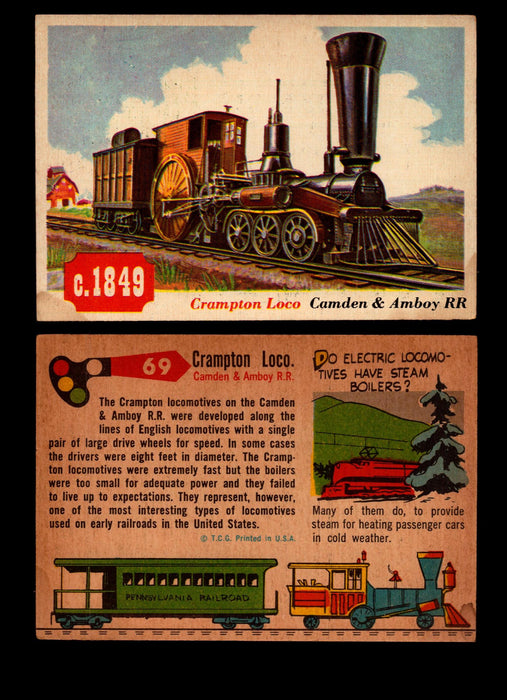 Rails And Sails 1955 Topps Vintage Card You Pick Singles #1-190 #69 Crampton Loco  - TvMovieCards.com