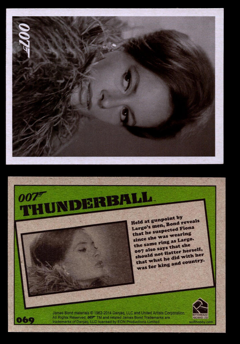 James Bond Archives 2014 Thunderball Throwback You Pick Single Card #1-99 #69  - TvMovieCards.com
