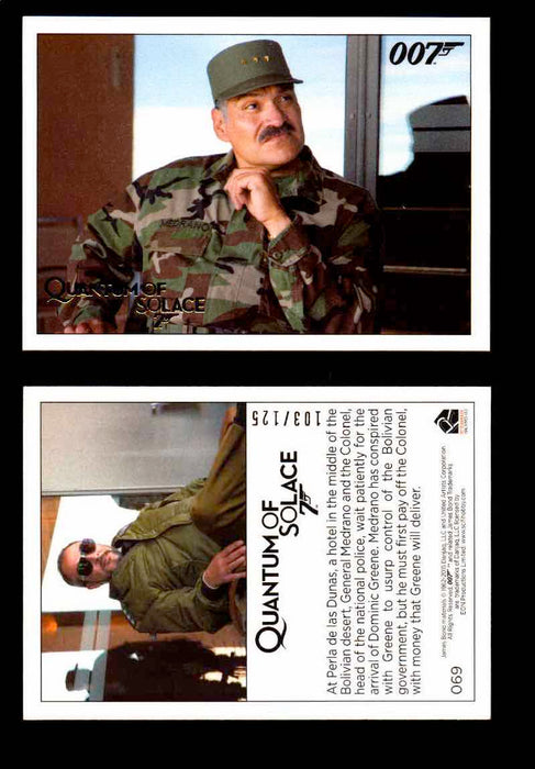 James Bond Archives Quantum of Solace Gold Parallel You Pick Single Cards #1-90 #69  - TvMovieCards.com