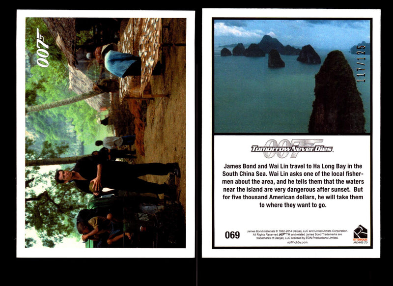 James Bond Archives 2014 Tomorrow Never Dies Gold Parallel Card You Pick Singles #69  - TvMovieCards.com