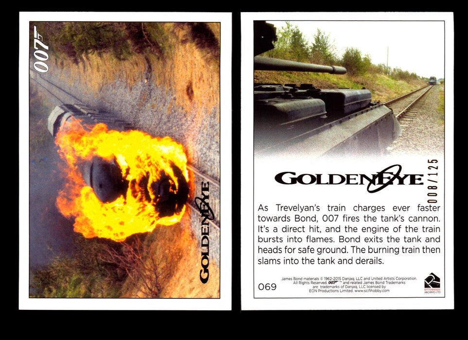 James Bond Archives 2015 Goldeneye Gold Parallel Card You Pick Single #1-#102 #69  - TvMovieCards.com