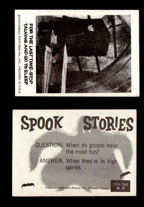 1961 Spook Stories Series 1 Leaf Vintage Trading Cards You Pick Singles #1-#72 #69  - TvMovieCards.com