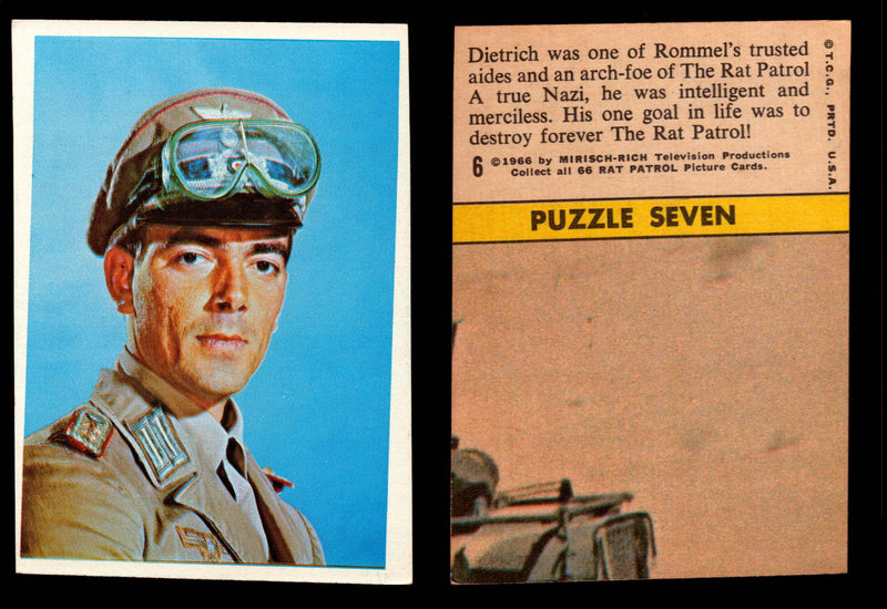 Rat Patrol 1966 Topps Vintage Card You Pick Singles #1-66 #6  - TvMovieCards.com