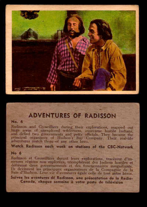 1957 Adventures of Radisson (Tomahawk) TV Vintage Card You Pick Singles #1-50 #6  - TvMovieCards.com