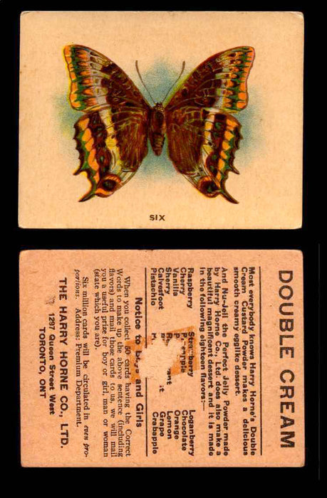 1925 Harry Horne Butterflies FC2 Vintage Trading Cards You Pick Singles #1-50 #6  - TvMovieCards.com