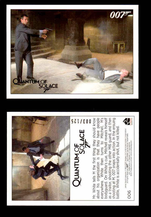 James Bond Archives Quantum of Solace Gold Parallel You Pick Single Cards #1-90 #6  - TvMovieCards.com