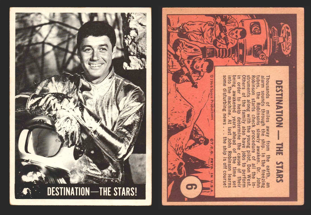 1966 Lost In Space Topps Vintage Trading Card #1-55 You Pick Singles #	  6   Destination-The Stars!  - TvMovieCards.com