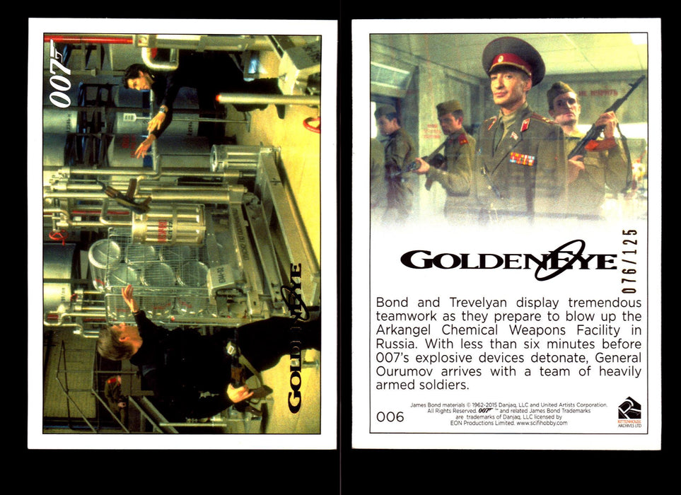 James Bond Archives 2015 Goldeneye Gold Parallel Card You Pick Single #1-#102 #6  - TvMovieCards.com