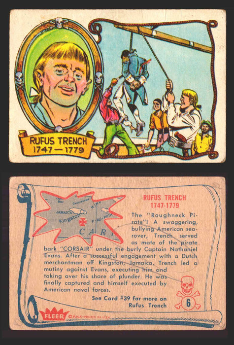 1961 Pirates Bold Vintage Trading Cards You Pick Singles #1-#66 Fleer 6   Rufus Trench  - TvMovieCards.com