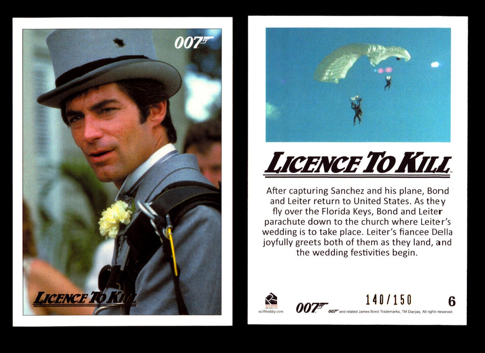James Bond Classics 2016 Licence To Kill Gold Foil Parallel Card You Pick Single #6  - TvMovieCards.com