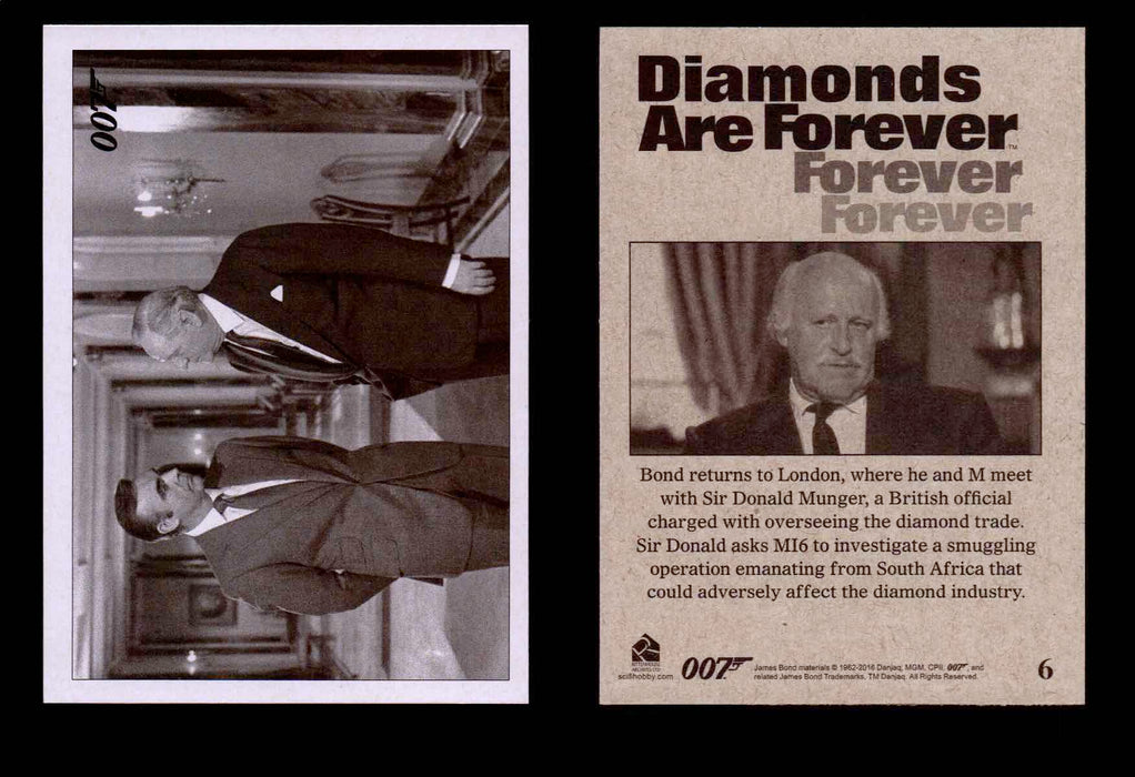 James Bond Archives Spectre Diamonds Are Forever Throwback Single Cards #1-48 #6  - TvMovieCards.com