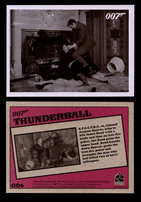 James Bond Archives 2014 Thunderball Throwback You Pick Single Card #1-99 #6  - TvMovieCards.com