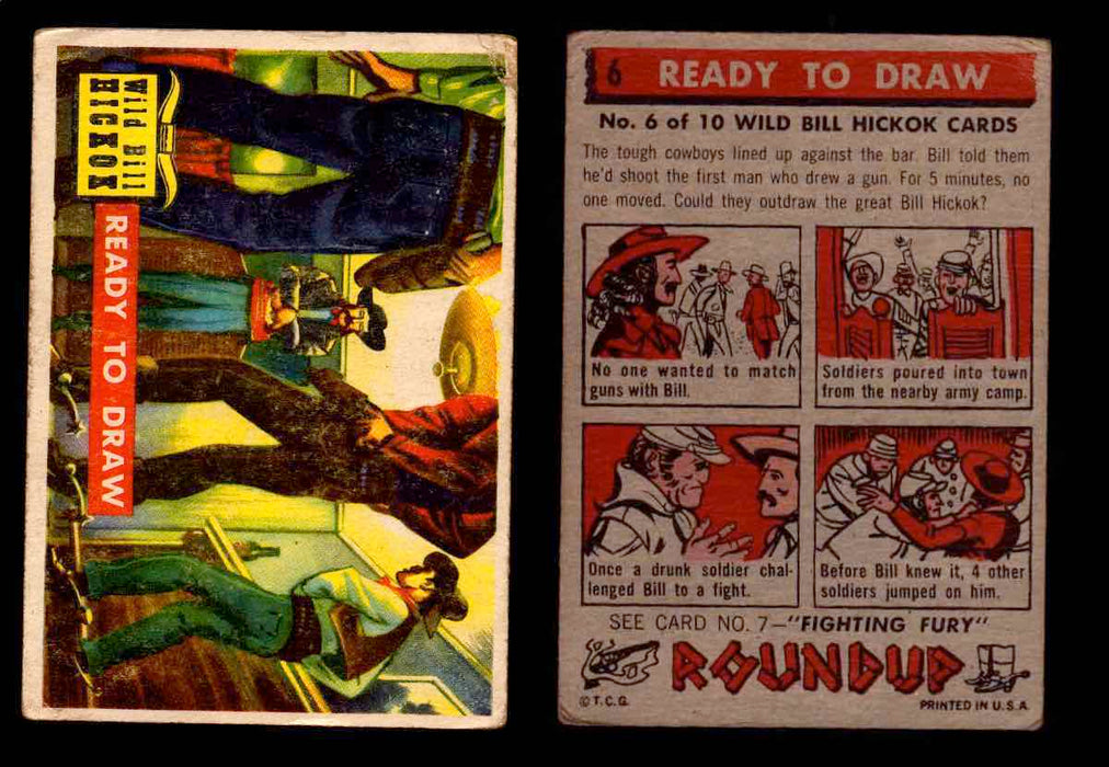 1956 Western Roundup Topps Vintage Trading Cards You Pick Singles #1-80 #6  - TvMovieCards.com