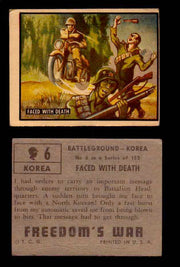 1950 Freedom's War Korea Topps Vintage Trading Cards You Pick Singles #1-100 #6  - TvMovieCards.com