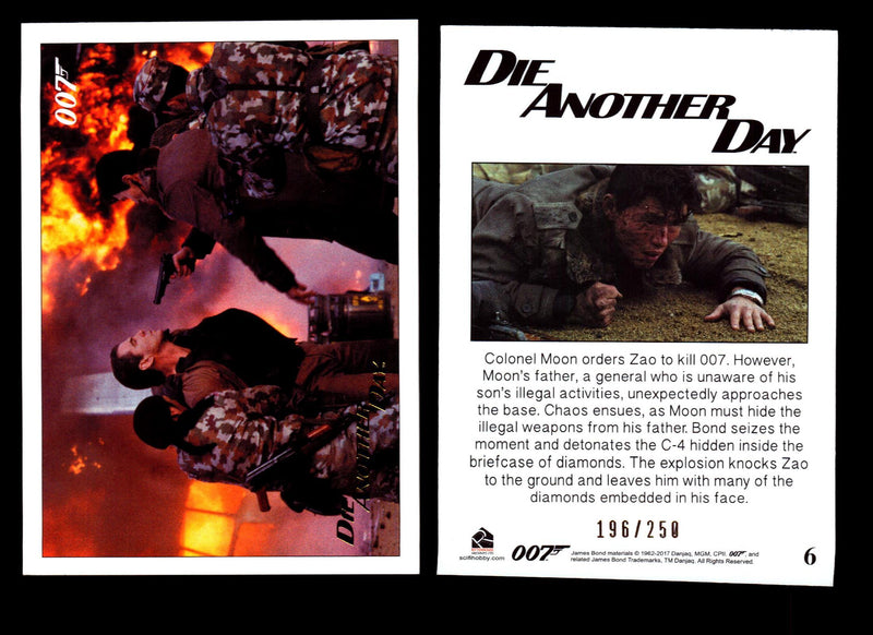 James Bond Archives 2017 Final Edition Die Another Day Gold Parallel Card Single #6  - TvMovieCards.com