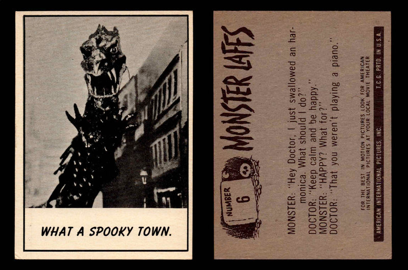 Monster Laffs 1966 Topps Vintage Trading Card You Pick Singles #1-66 #6  - TvMovieCards.com