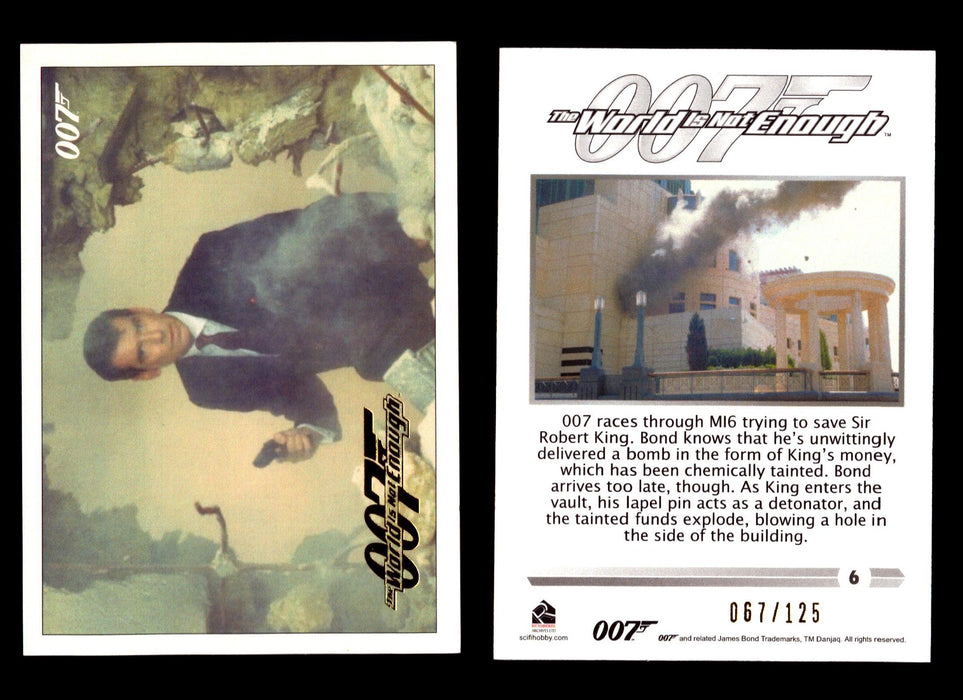 James Bond Classics 2016 World is Not Enough Gold Foil Parallel Card You Pick Nu #6  - TvMovieCards.com