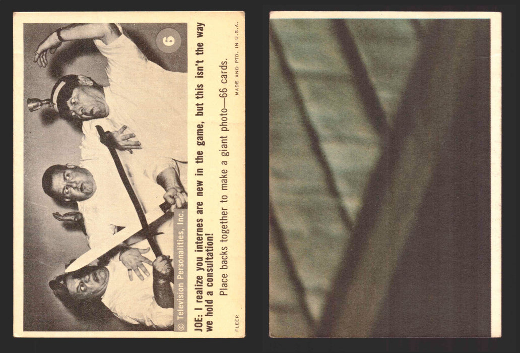 1966 Three 3 Stooges Fleer Vintage Trading Cards You Pick Singles #1-66 #6  - TvMovieCards.com