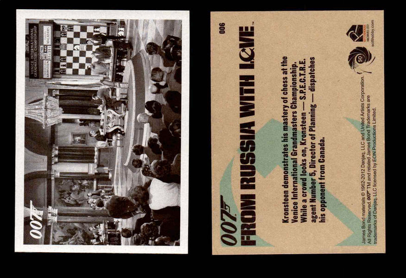 James Bond 50th Anniversary Series Two From Russia with Love Single Cards #1-65 #6  - TvMovieCards.com