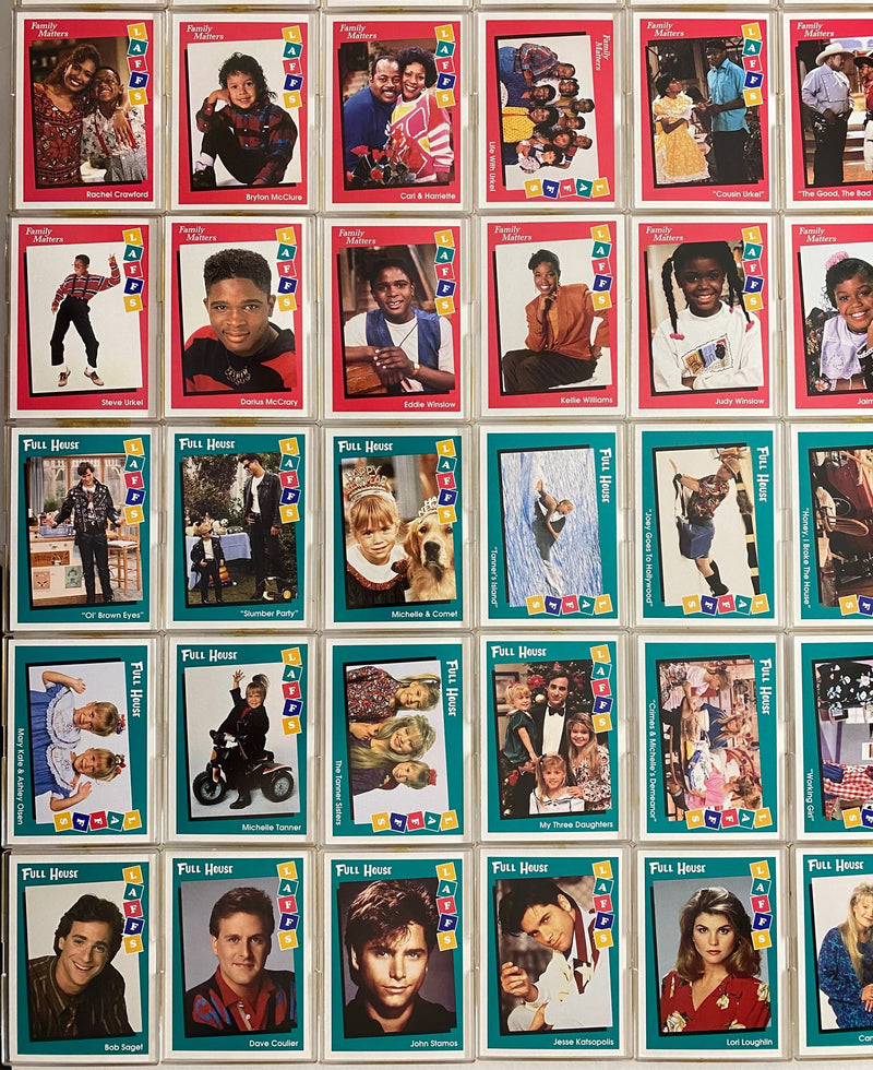 Full House Family Matters Perfect Strangers "Laffs" Base Card Set 80 Cards   - TvMovieCards.com