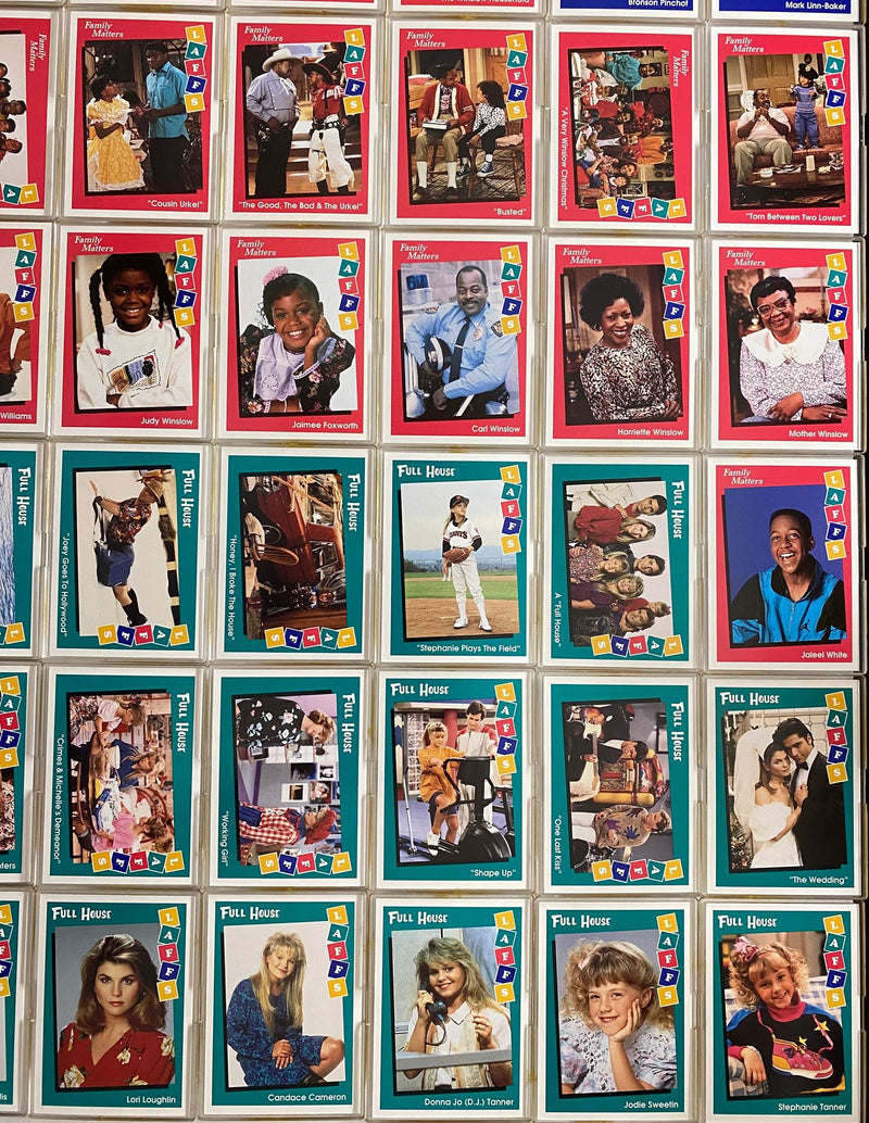 Full House Family Matters Perfect Strangers "Laffs" Base Card Set 80 Cards   - TvMovieCards.com