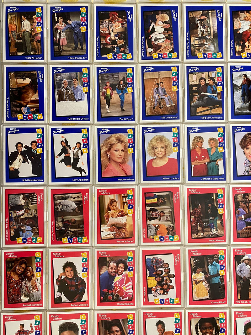 Full House Family Matters Perfect Strangers "Laffs" Base Card Set 80 Cards   - TvMovieCards.com