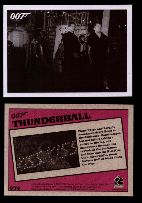 James Bond Archives 2014 Thunderball Throwback You Pick Single Card #1-99 #70  - TvMovieCards.com