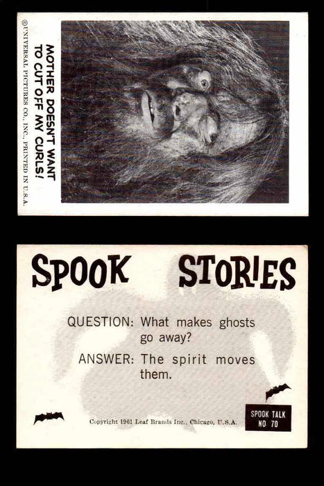 1961 Spook Stories Series 1 Leaf Vintage Trading Cards You Pick Singles #1-#72 #70  - TvMovieCards.com