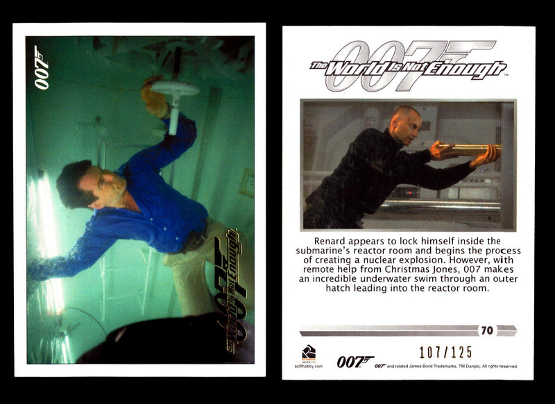 James Bond Classics 2016 World is Not Enough Gold Foil Parallel Card You Pick Nu - TvMovieCards.com