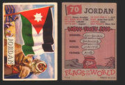 1956 Flags of the World Vintage Trading Cards You Pick Singles #1-#80 Topps 70	Jordon  - TvMovieCards.com