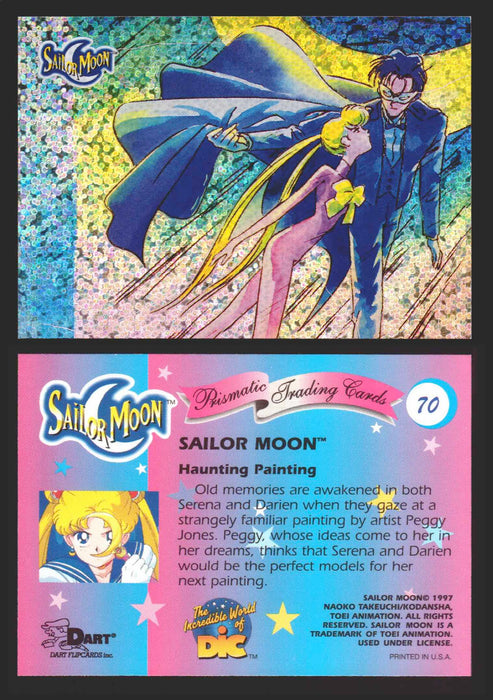1997 Sailor Moon Prismatic You Pick Trading Card Singles #1-#72 Cracked 70   Haunting Painting  - TvMovieCards.com