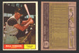 1961 Topps Baseball Trading Card You Pick Singles #1-#99 VG/EX #	70 Bill Virdon - Pittsburgh Pirates  - TvMovieCards.com