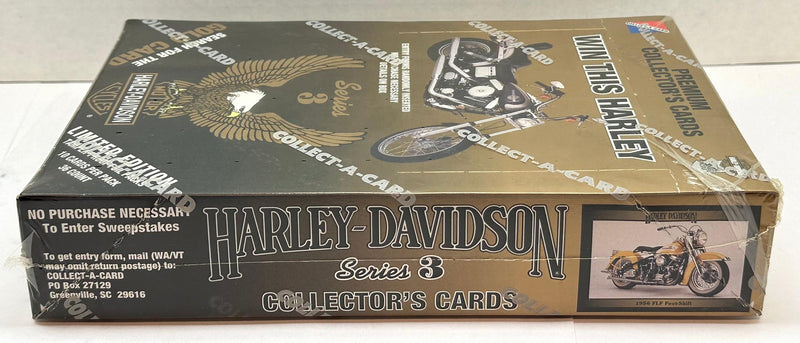 (3) 1993 Harley Davidson Collector Cards Series 3 Trading Card Box 36ct Sealed   - TvMovieCards.com