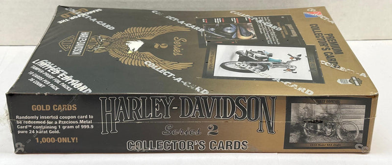 (3) 1992 Harley Davidson Collector Cards Series 2 Trading Card Box 36ct Sealed   - TvMovieCards.com