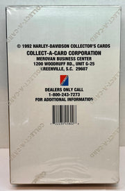 (3) 1992 Harley Davidson Collector Cards Series 2 Trading Card Box 36ct Sealed   - TvMovieCards.com