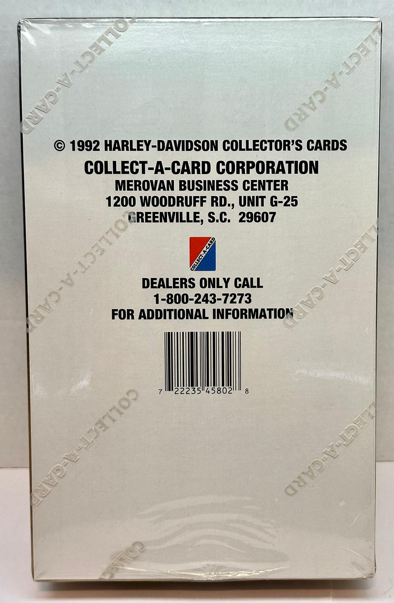 (3) 1992 Harley Davidson Collector Cards Series 2 Trading Card Box 36ct Sealed   - TvMovieCards.com