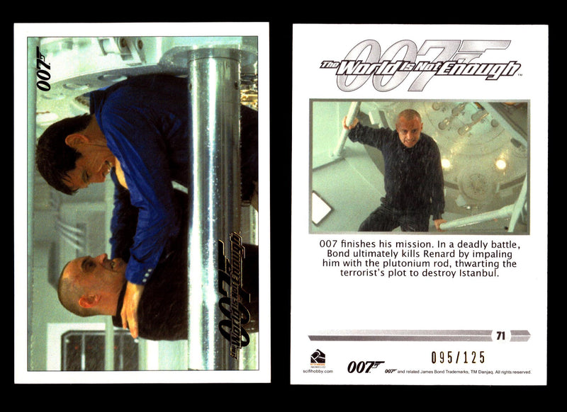 James Bond Classics 2016 World is Not Enough Gold Foil Parallel Card You Pick Nu - TvMovieCards.com