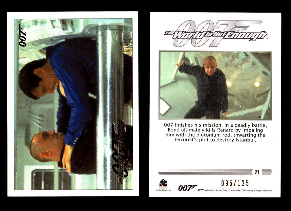 James Bond Classics 2016 World is Not Enough Gold Foil Parallel Card You Pick Nu #71  - TvMovieCards.com